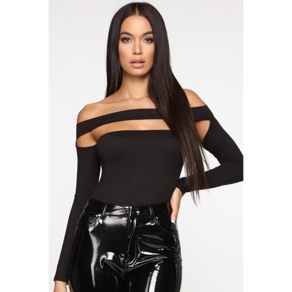 NWT FashionNova Not The Same Long Sleeve Bodysuit - Picture 2 of 6